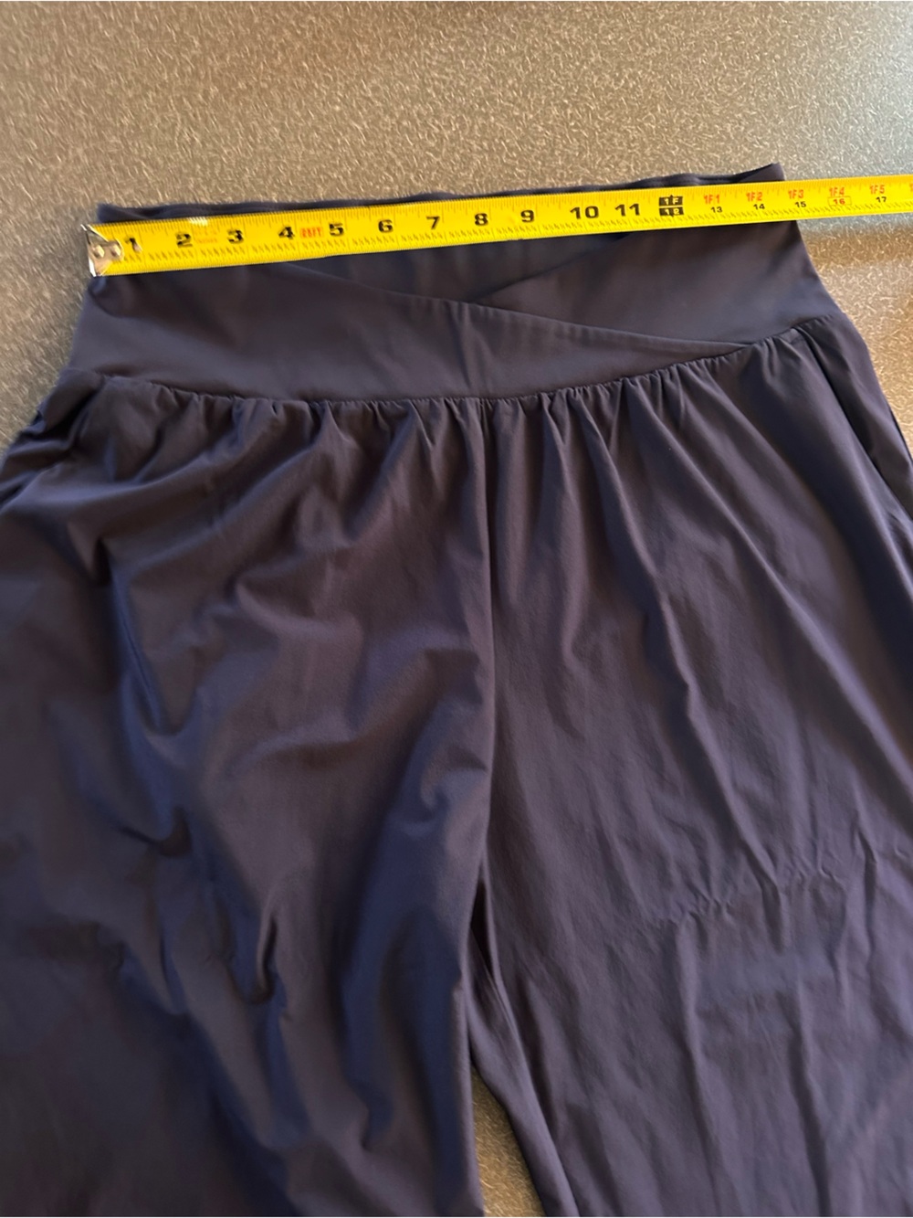 Halara Breezeful High Waisted Crossover Resort Pants Plum Purple Large L Regular - Picture 4 of 8